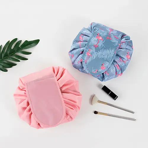 Spot Custom Drawstring Small Make Up Bag Portable Lazy Cheap Toiletry Bags